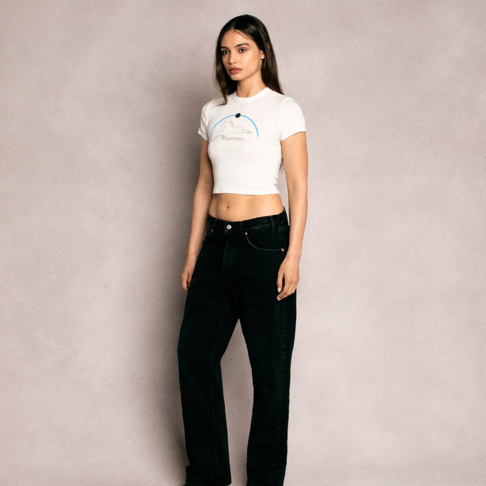Cherry LA cropped t shirt